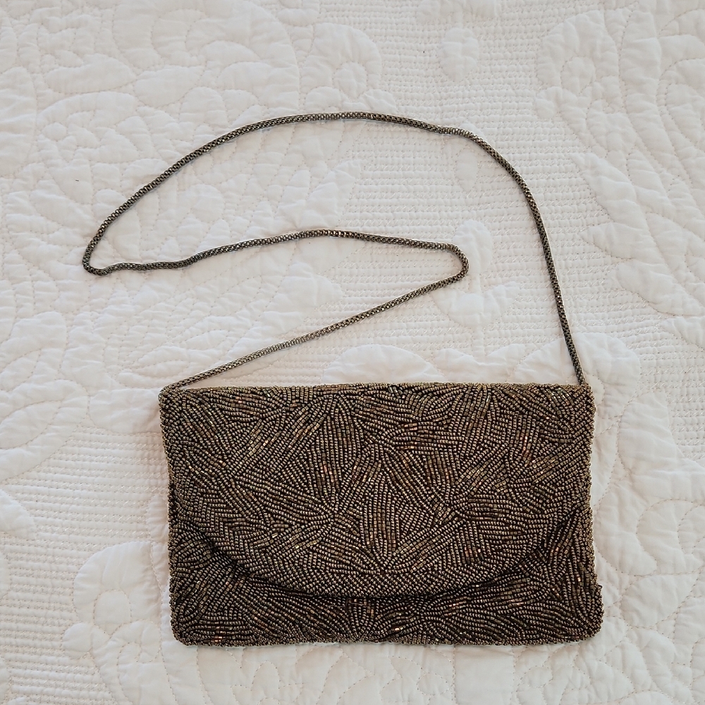 Elegant Beaded Evening Clutch